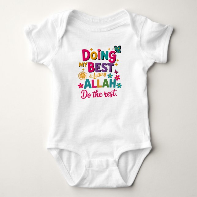 T-Shirt-Islamic Kids Clothing Baby Bodysuit (Front)