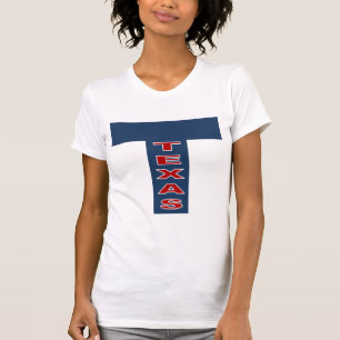 T-shirt jersey fin blanc  TEXAS