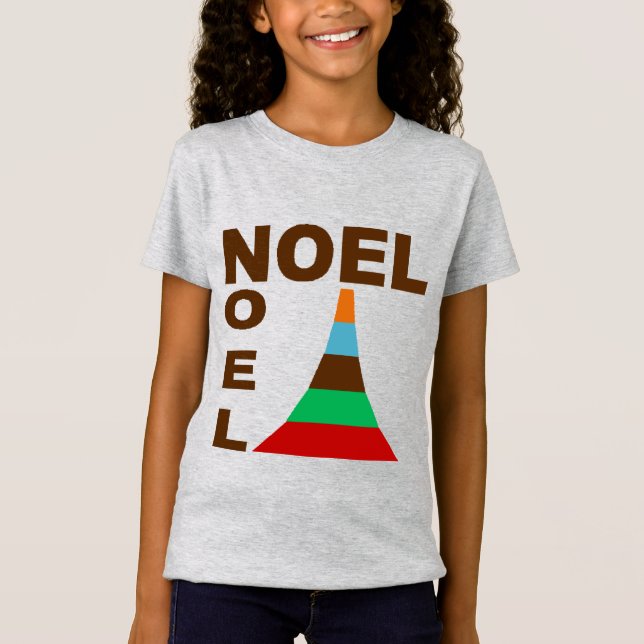 T-shirt jersey fin chiné Design NOEL GATEAUX (Front)