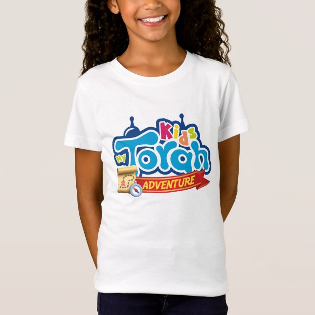 T-shirt jeunesse Kids n Torah style cartoon (Front)