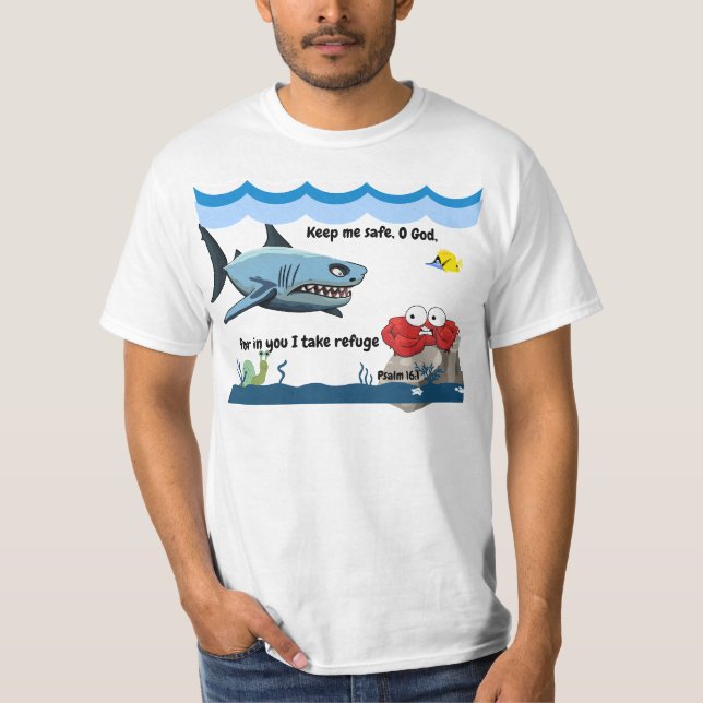 T-Shirt "Keep me safe o God, ..." (Front)