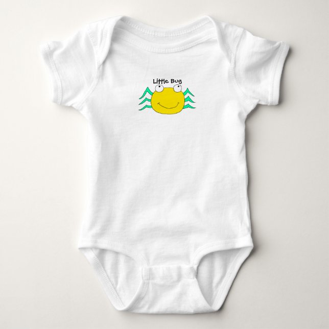 T-Shirt Kid's Baby Boy Tots Little Bug Bodysuit (Front)