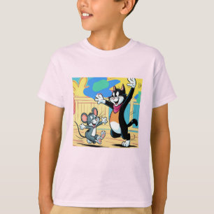 T-Shirt kids cat cartoon