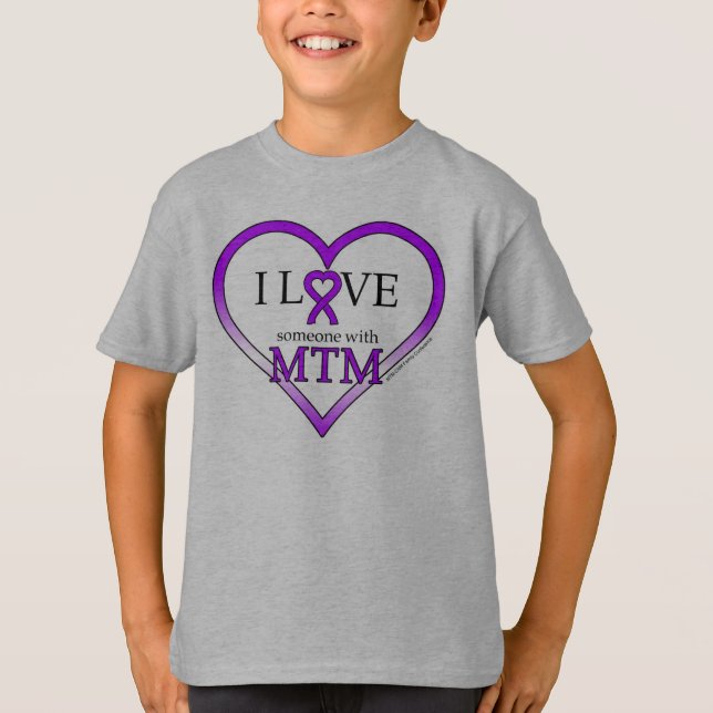T-Shirt (Kids) - I Love Someone With MTM (Front)