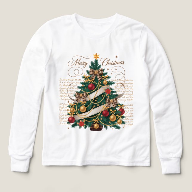 T-Shirt-Kids Merry Christmas (Design Front)