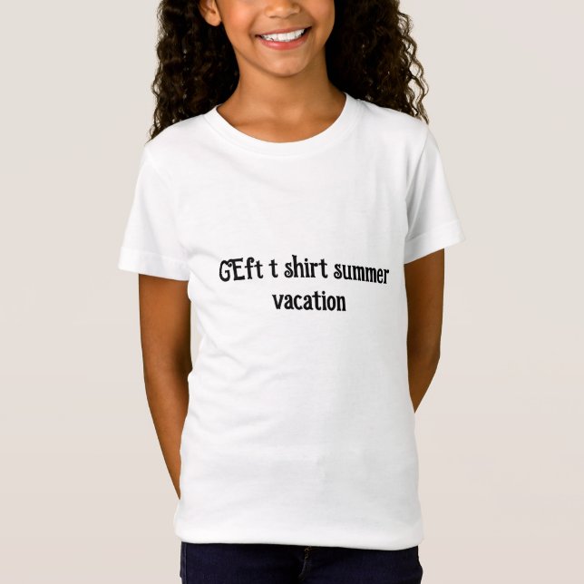 T shirt kids summer vacation (Front)