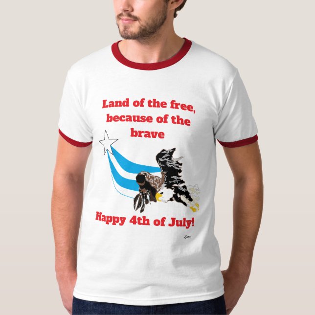 T-Shirt : Land OF The Free (Front)