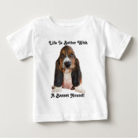 T-Shirt Life Is Better With A Basset Hound