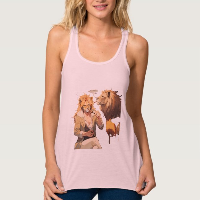T-Shirt lion  Singlet (Front)