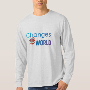 T-Shirt Long Sleeve Typhographic Text