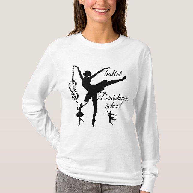 T-shirt manches longues pour femmes: Ballet (Front)