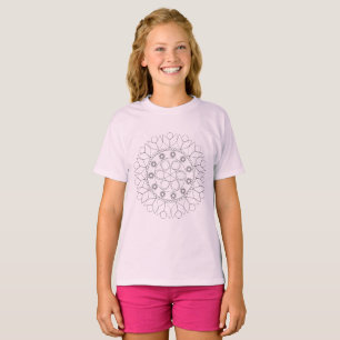 T-shirt - Mandala Pattern to Colour