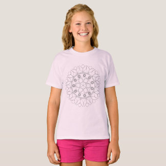 T-shirt - Mandala Pattern to Colour