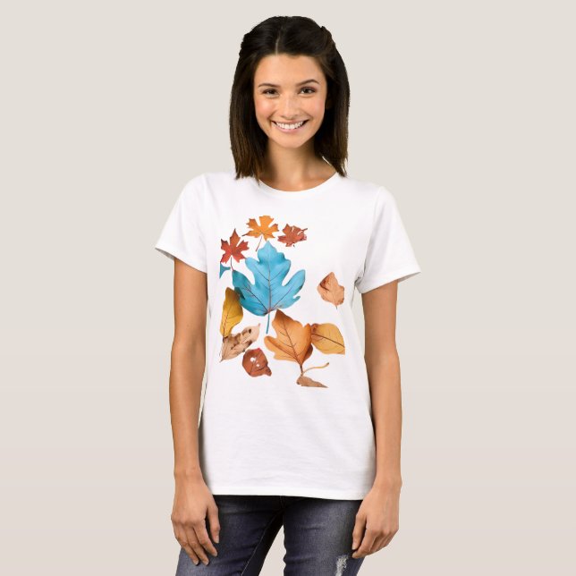 T-shirt Maple leaf design (Front Full)