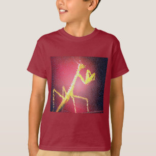 T-Shirt - Maroon Mantis Tile Mosiac