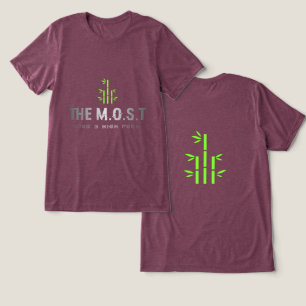 T-Shirt(Maroon Vivid) Tri-Blend Shirt