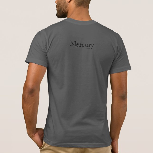 T-Shirt MENS FISH  MERCURY  DESIGN (Back)