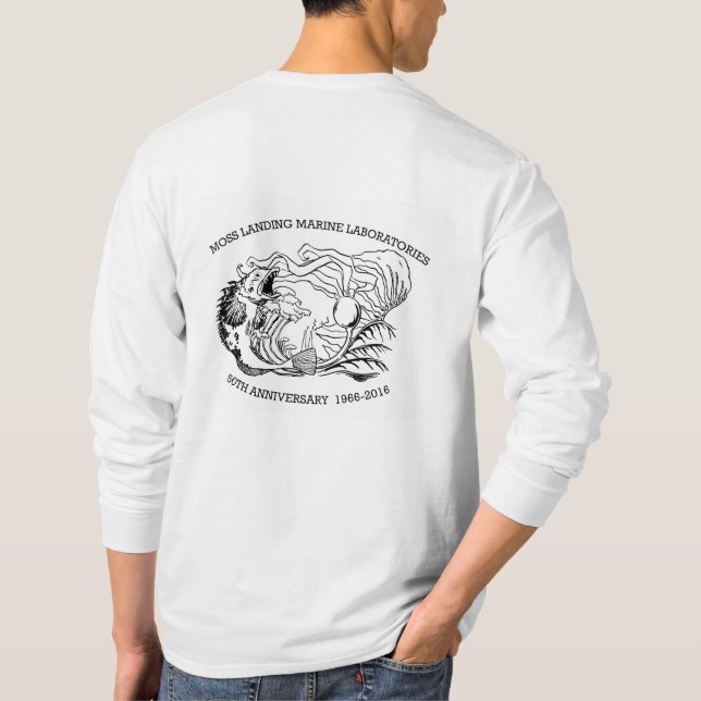 T-shirt (Men's): long sleeve, Lingcod/Kelp 50th (Back)