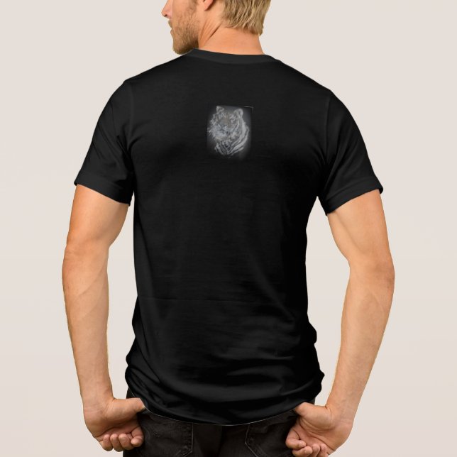 T-Shirt MENS TRI BLEND LION DESIGN Tri-Blend Shirt (Back)