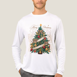 T-Shirt Merry Christmas  Tri-Blend Shirt