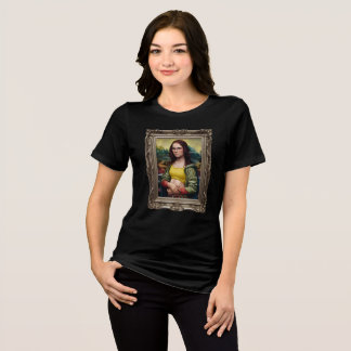 T-Shirt Modern Monalisa Tri-Blend Shirt