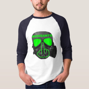T-Shirt Monsanto Gas Mask Flip