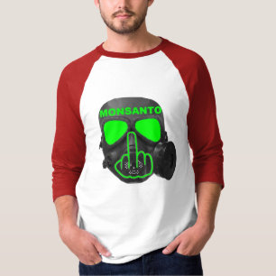 T-Shirt Monsanto Gas Mask Flip