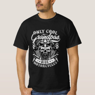 T-Shirt Moto, Only Cool Grandpas Ride Motorcycles