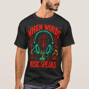 T-SHIRT MUSIC NEW FASHION DESIGNER TEE