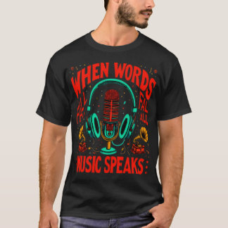 T-SHIRT MUSIC NEW FASHION DESIGNER TEE