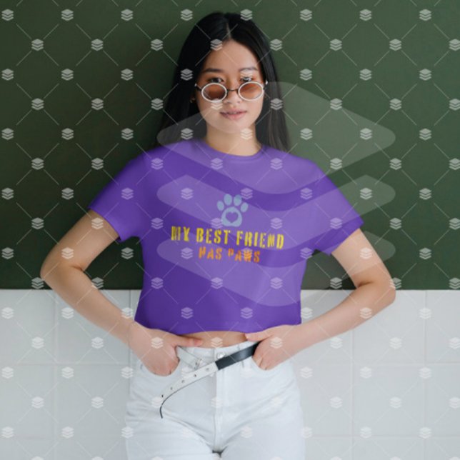 T-shirt my best Friend has paws (Creator Uploaded)