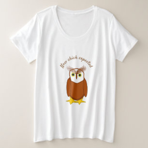 T-Shirt - New Chick Expected Plus Size T-Shirt