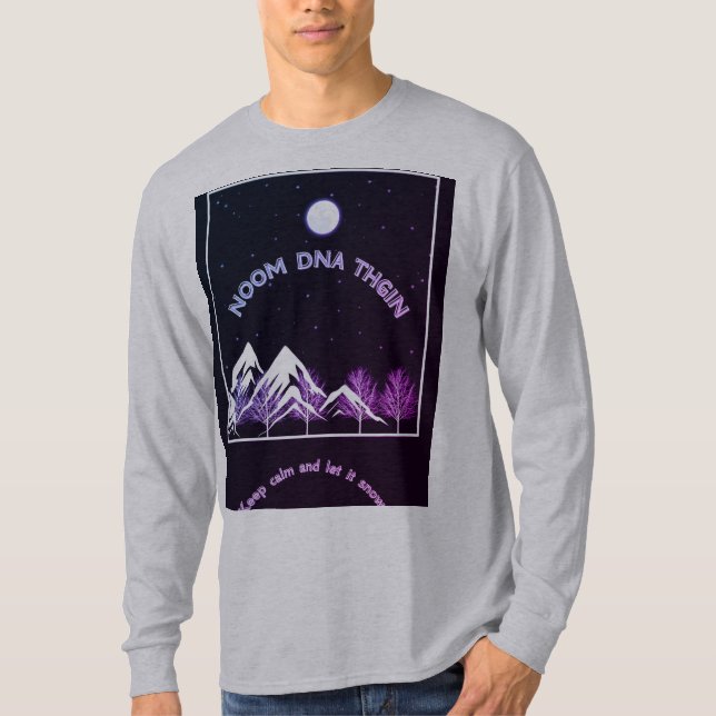 T-Shirt   Night and Moon (Front)