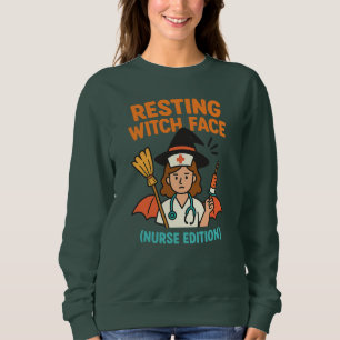 T-shirt Nurse Halloween Fun – Spooky Shift Magic Sweatshirt