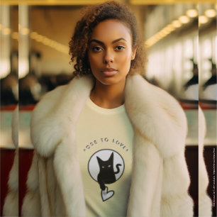 T-shirt - Ode to Love Cat by Poet Adiela Akoo