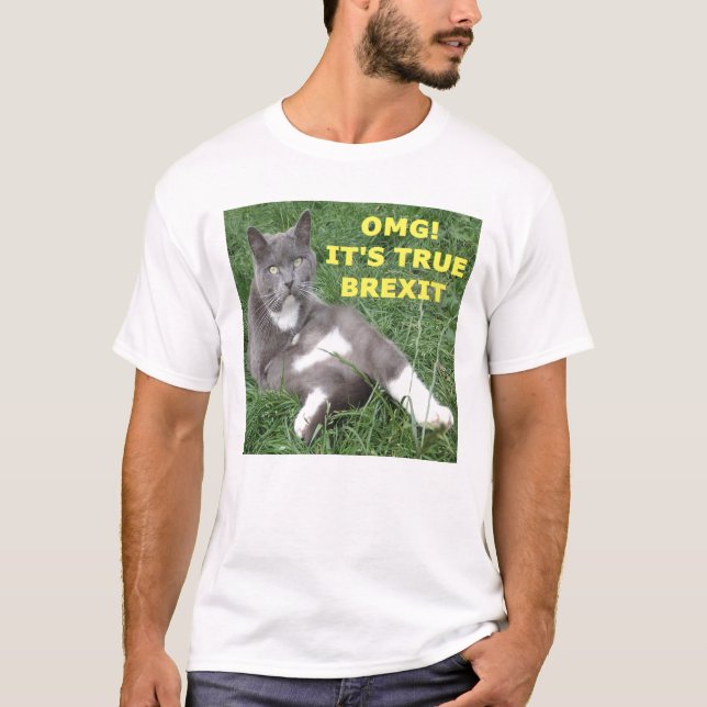 T-Shirt OMG Its True Brexit (Front)