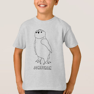 T-Shirt - Owl to Colour with Name