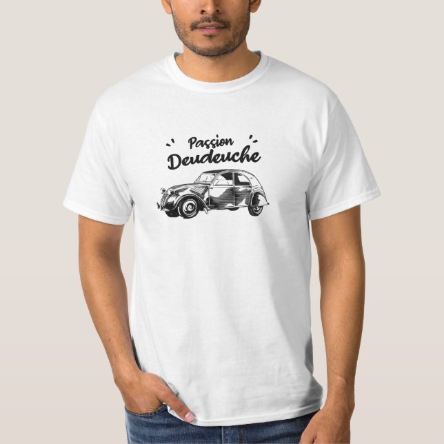 T-shirt Passion deudeuche - 2CV (Front)