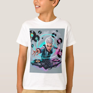 T-Shirt Peak Beats: DJ on the Summit"