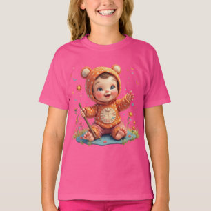 T-Shirt Playful Character Design For Kids