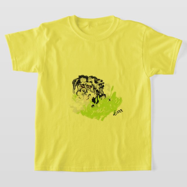 T-shirt : Playing Out Doors (Laydown)