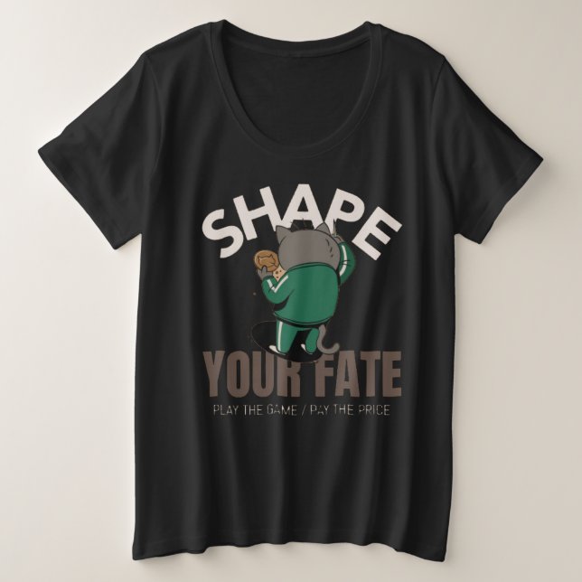 T-Shirt Plus Size T-Shirt (Design Front)