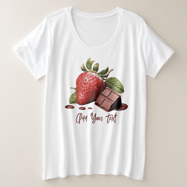 T-Shirt Plus Size T-Shirt (Design Front)