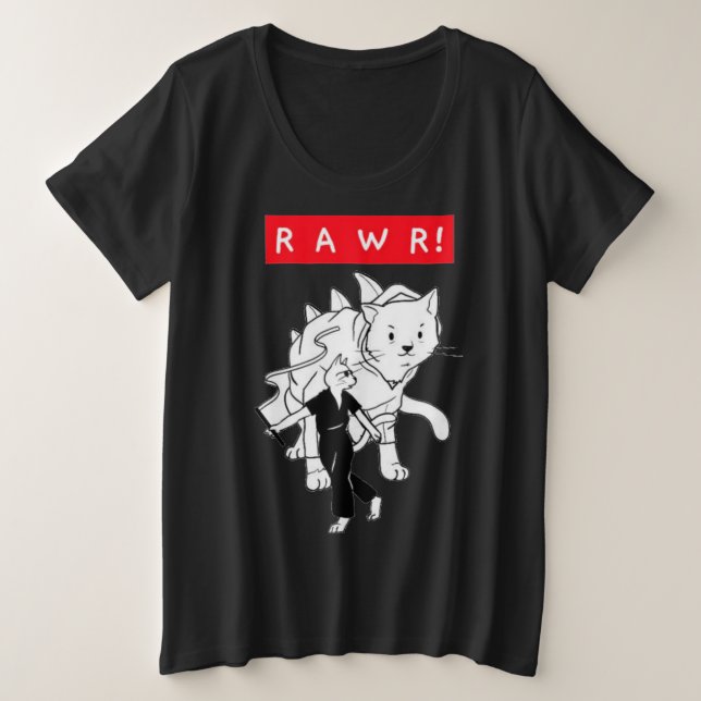 T-Shirt Plus Size T-Shirt (Design Front)