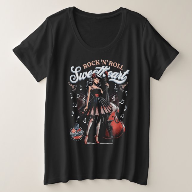 T-Shirt Plus Size T-Shirt (Design Front)