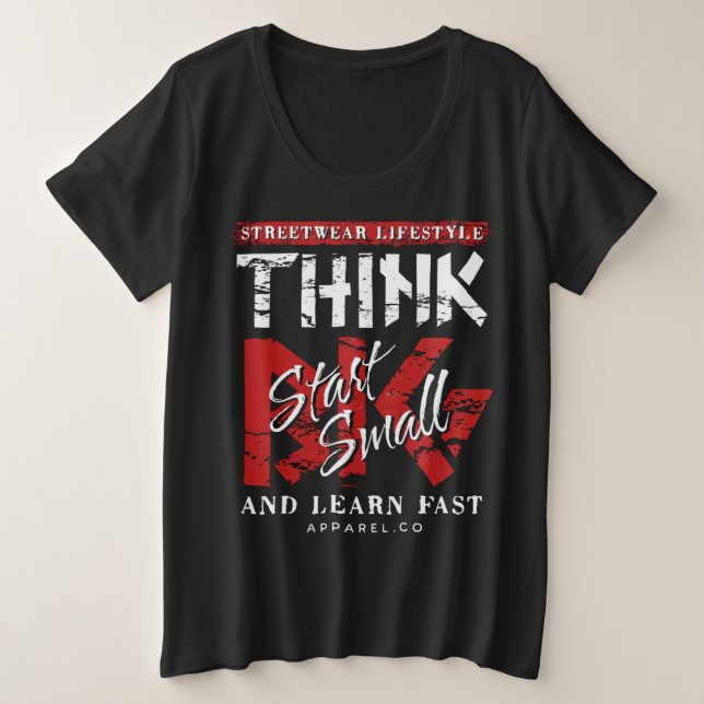 T-Shirt Plus Size T-Shirt (Design Front)