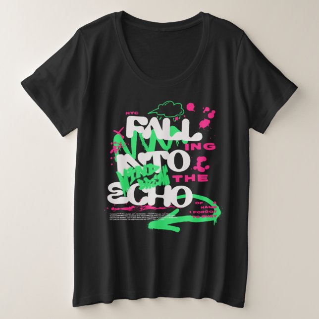 T-Shirt Plus Size T-Shirt (Design Front)