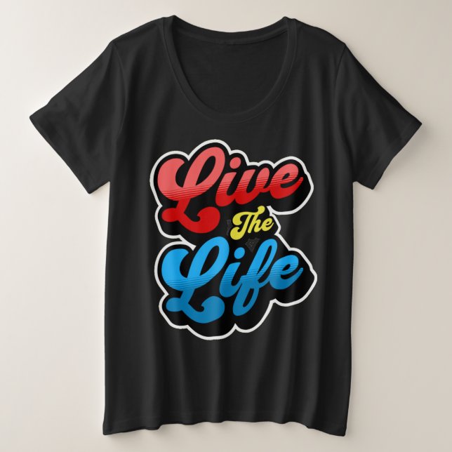 T-Shirt Plus Size T-Shirt (Design Front)