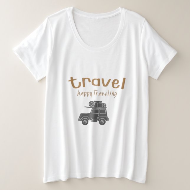 T-Shirt Plus Size T-Shirt (Design Front)