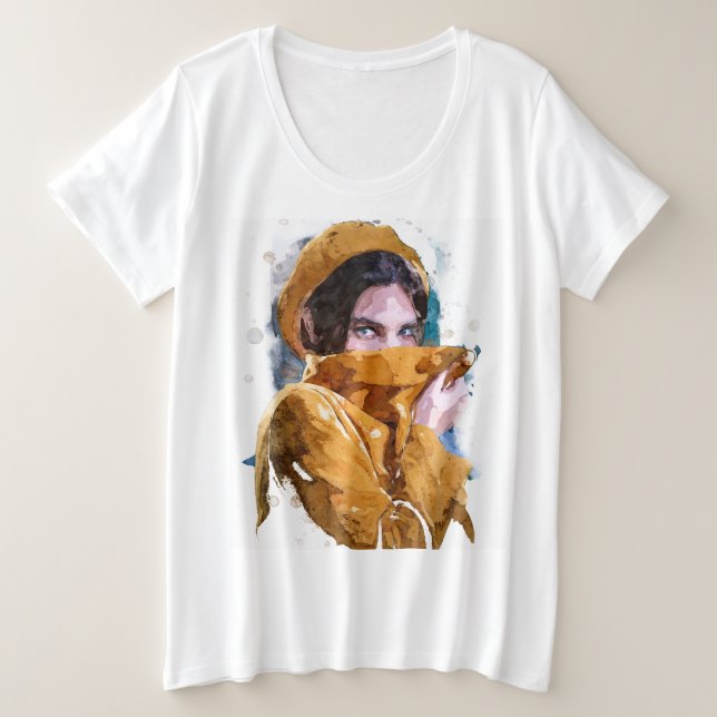 T-Shirt Plus Size T-Shirt (Design Front)